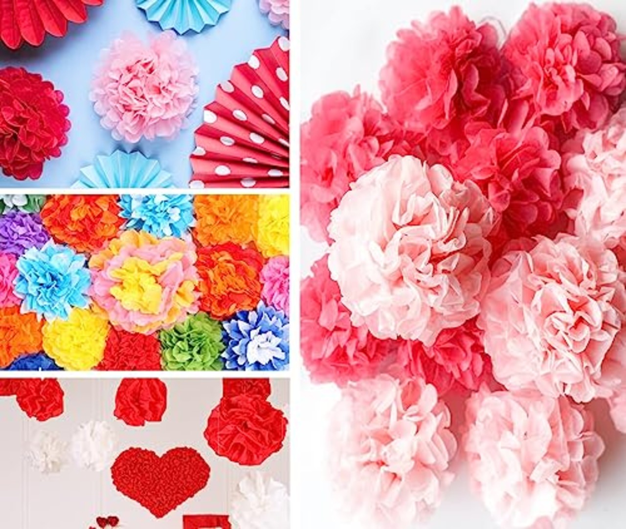 Kesote 薄葉紙 ラッピングペーパー 薄紙 お花紙 おはながみ フラワーペーパー 包装紙 100枚入 20色 35x50cm