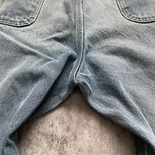 メキシコ製 デニム ダブルニー Carhartt B07 DNM 36×32 詳細写真18