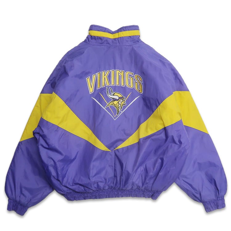 古着 90年代 Chalk Line NFL ミネソタ・バイキングス 中綿 ナイロン