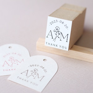 イニシャルスタンプ / スイートピー(オーダーメイド)