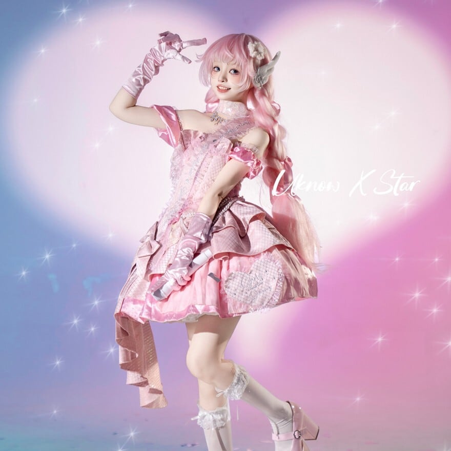 星降るステージのきらめき ハートモチーフアイドル衣装 アイドル