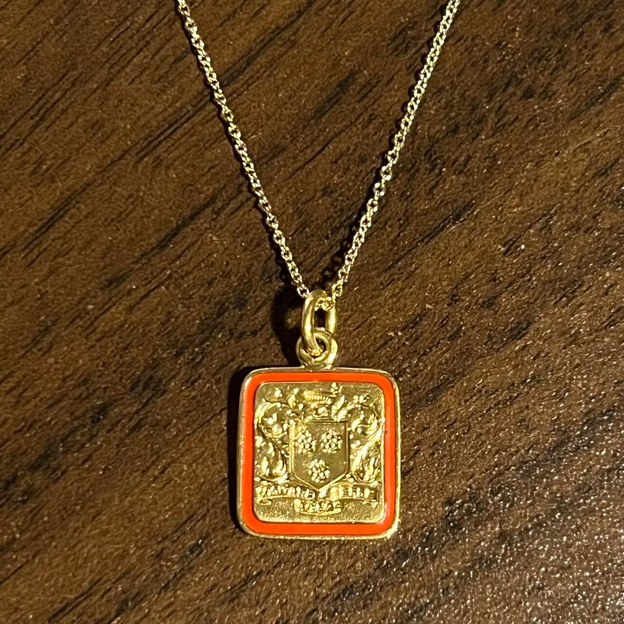 VINTAGE TIFFANY & CO. Westover School 1946 Pendant Charm Necklace 