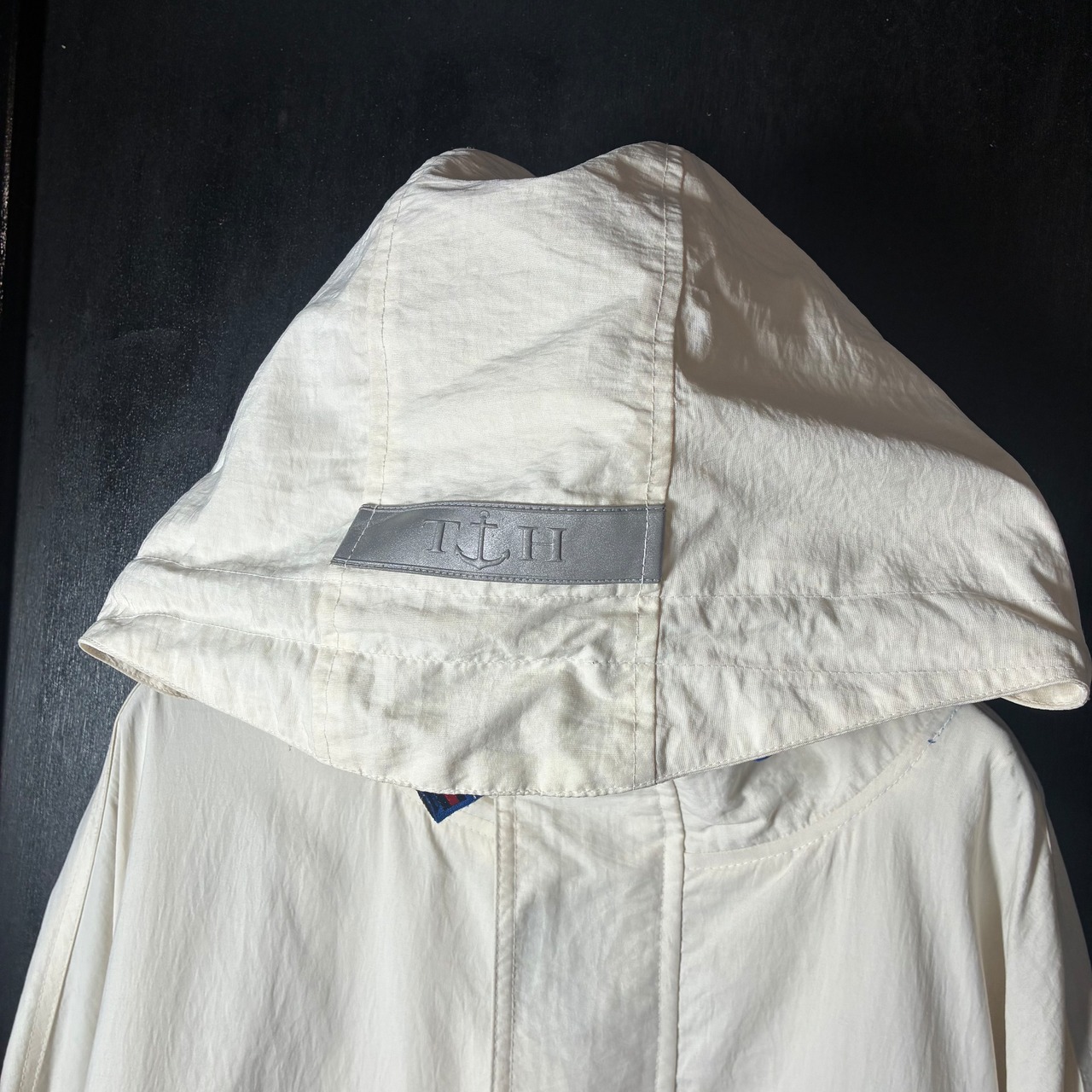 90s TOMMY HILFIGER ナイロンジャケット 赤白青 トミーヒルフィガー