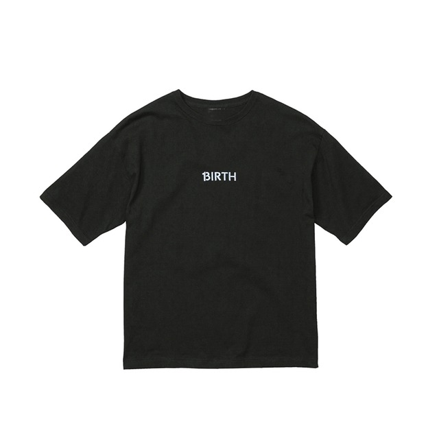 "BIRTH"big Tshirts/Black