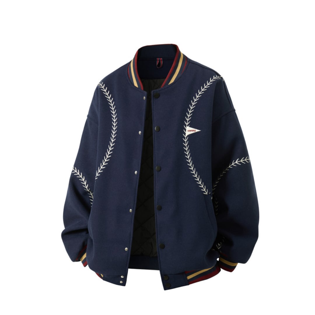 Padded Baseball Jacket(GV565)