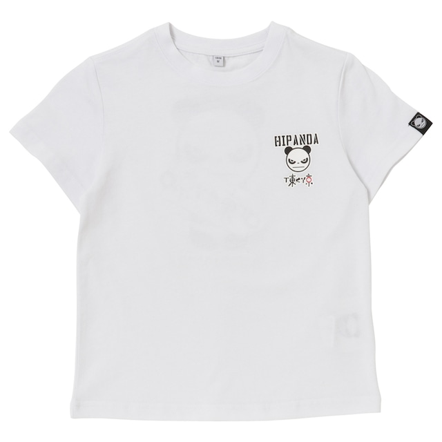 送料無料 【HIPANDA ハイパンダ】キッズ Tシャツ【日本限定】KID'S  TOKYO HIPANDA CHARACTERS BACK PRINT  SHORT SLEEVED T-SHIRT / WHITE・BLACK