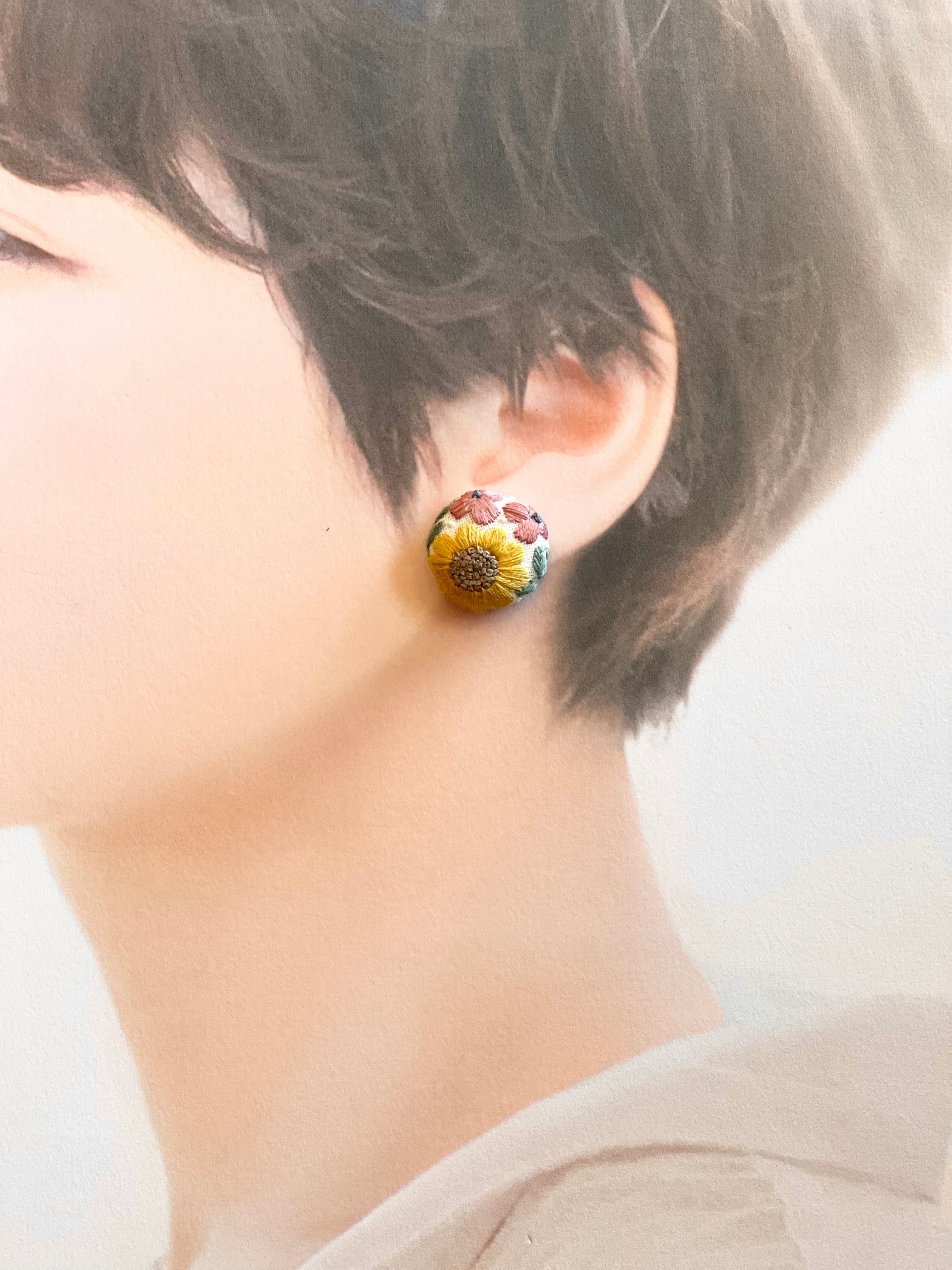 kii6 手刺繍アクセサリー 92 93 | teshigotoya ねむの木の豆