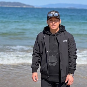 【HIPANDA ハイパンダ】メンズ フーディー スウェット【福岡ソフトバンクホークス 甲斐拓也選手着用モデル】 MEN'S BASIC LOGO RUBBER PRINT HOODIE  / BLACK