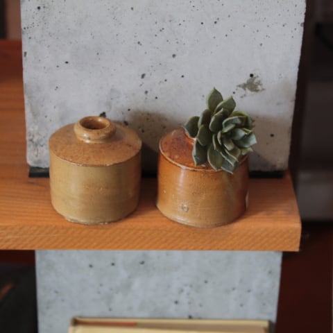 イギリス 陶器のインクボトル・インク瓶（一輪挿し） | Paris6e『パリ
