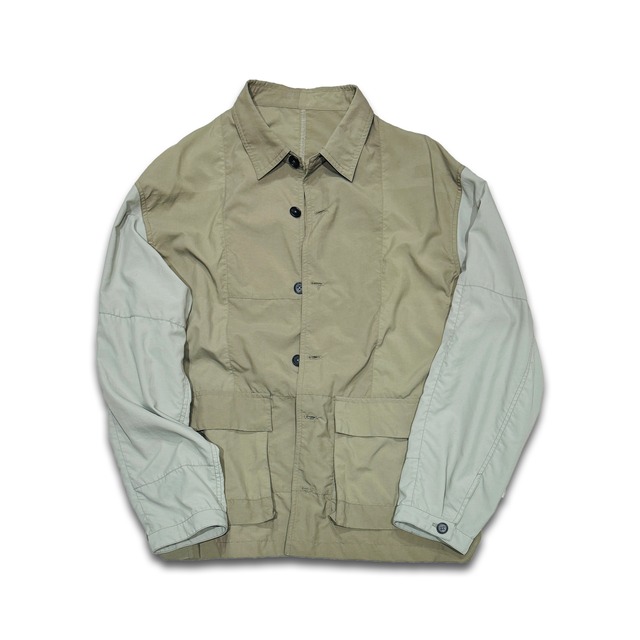 【RI-1】Military Puckering × Shirt Jacket