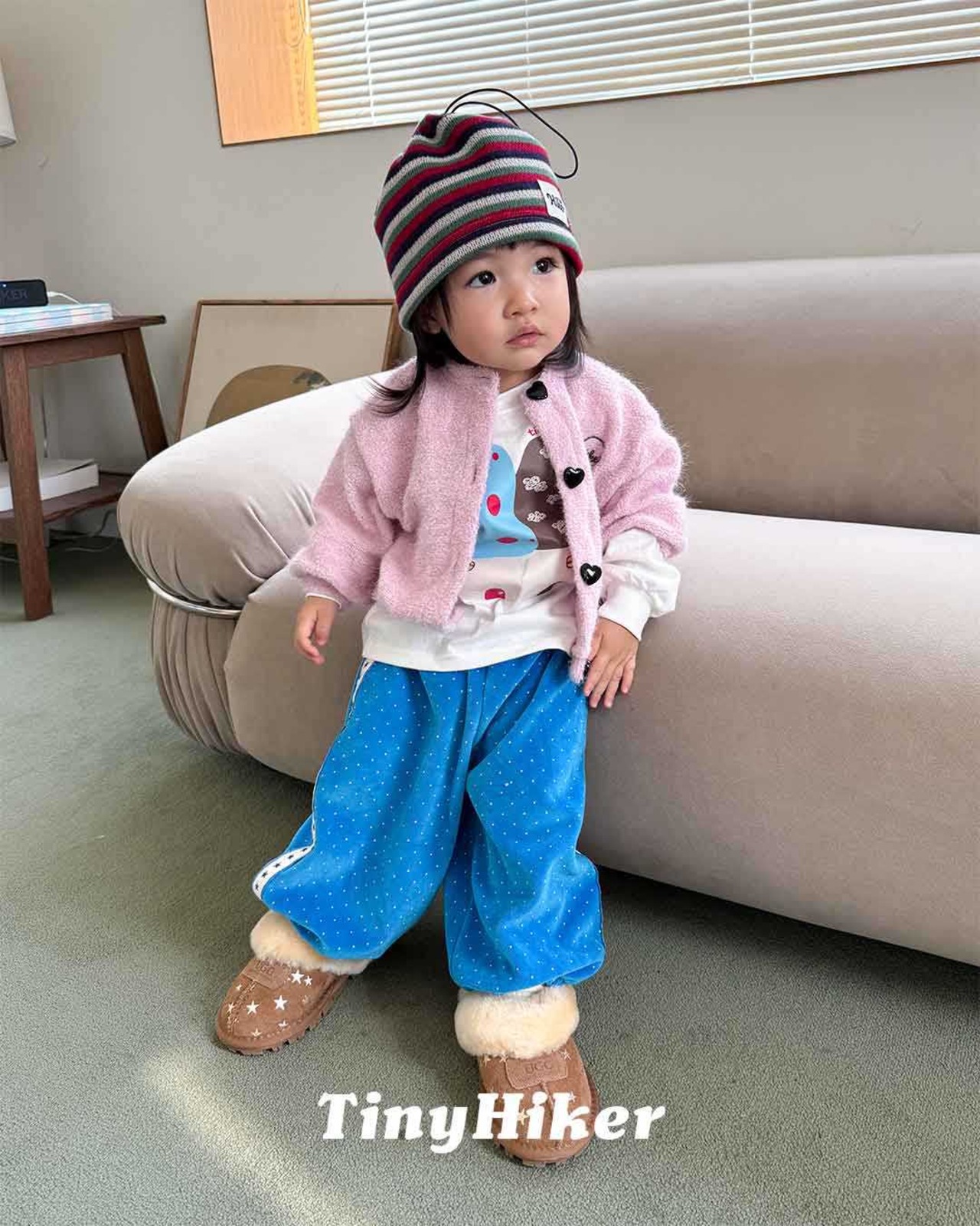 〖取寄〗韓国子供服 / 26winter / TinyHiker / マッシュルームT / キッズ *XS~XL*