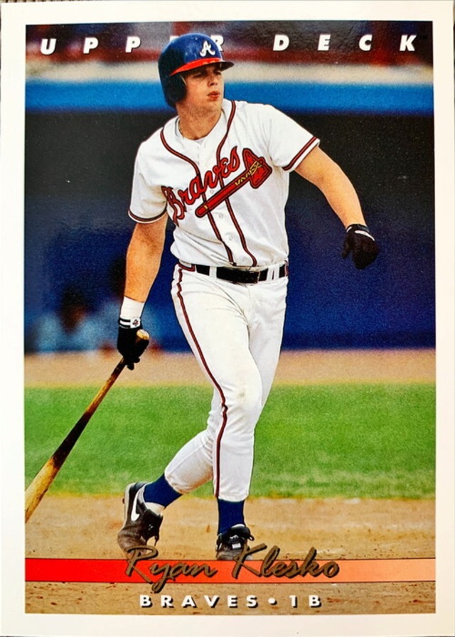 MLBカード 93UPPERDECK Ryan Klesko #376 BRAVES