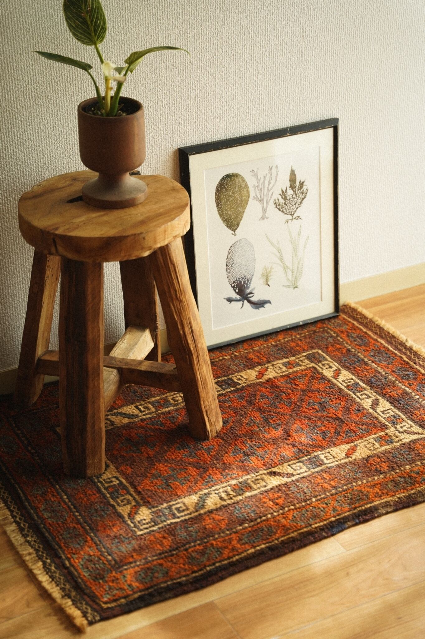 1507-Vintage Taimani rug