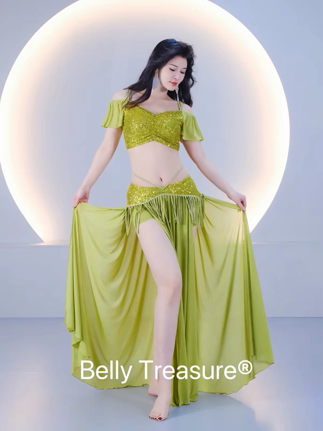 ベリーダンス 3カラー レッスンウェア BQ 5051 202512 | Belly Treasure®︎