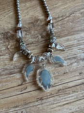 vintage geometric statement necklace-5140-7