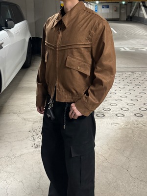 Western Woven Italian Leather Belt (Black)