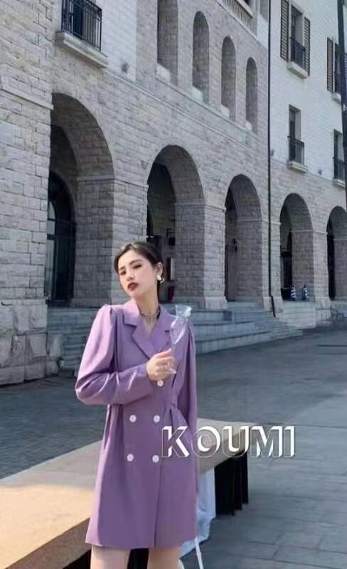 ワンピース風　ダブルジャケット　AJ42441-605　