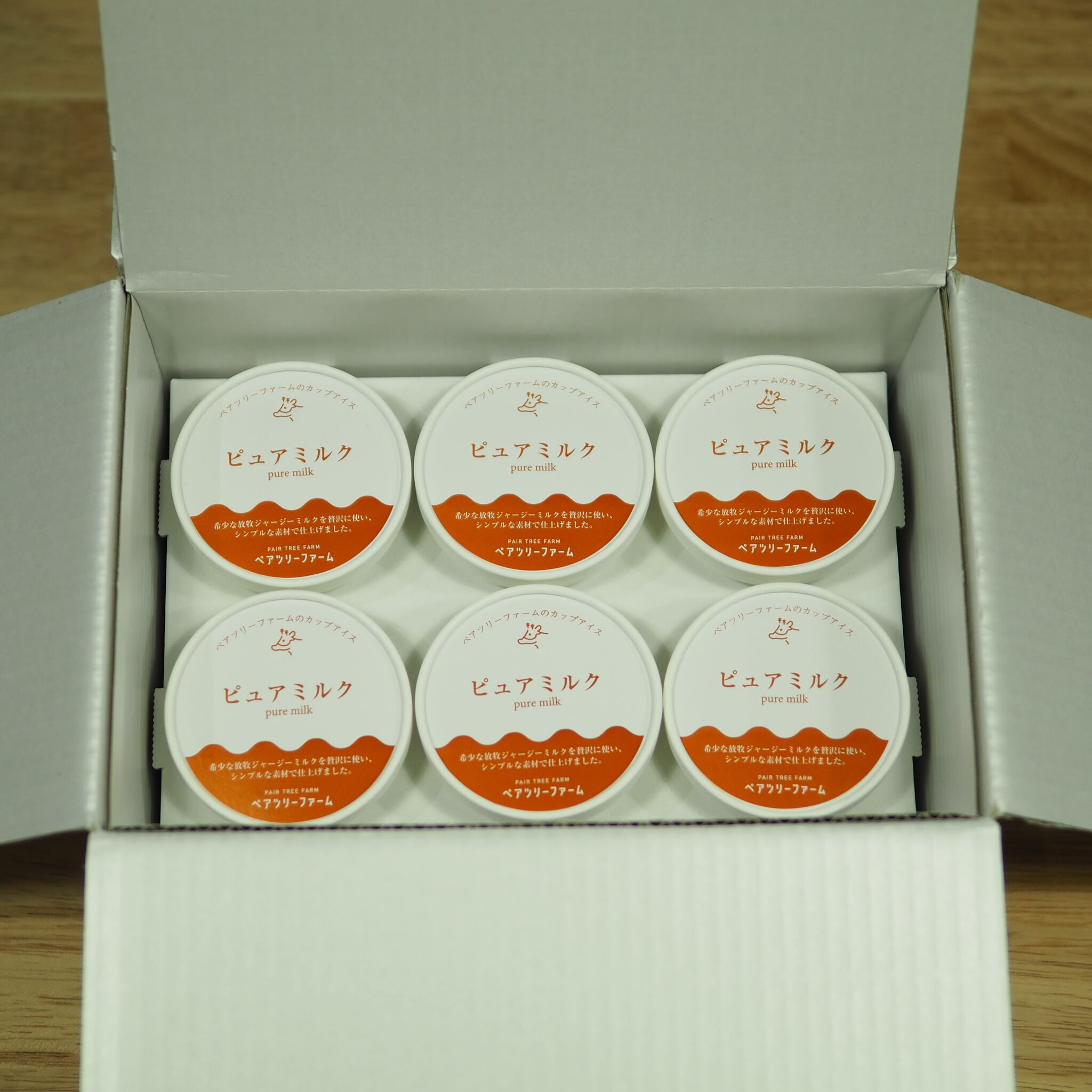 カップアイス12個セット＜ミルク12＞ | ペアツリーファーム オンライン