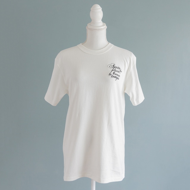 【Unisex】 "Après la pluie, le beau temps"Tシャツ (Natural)