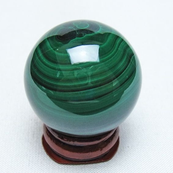 マラカイト 丸玉 34mm スフィア 置物 一点物 141-8373 | 天然石