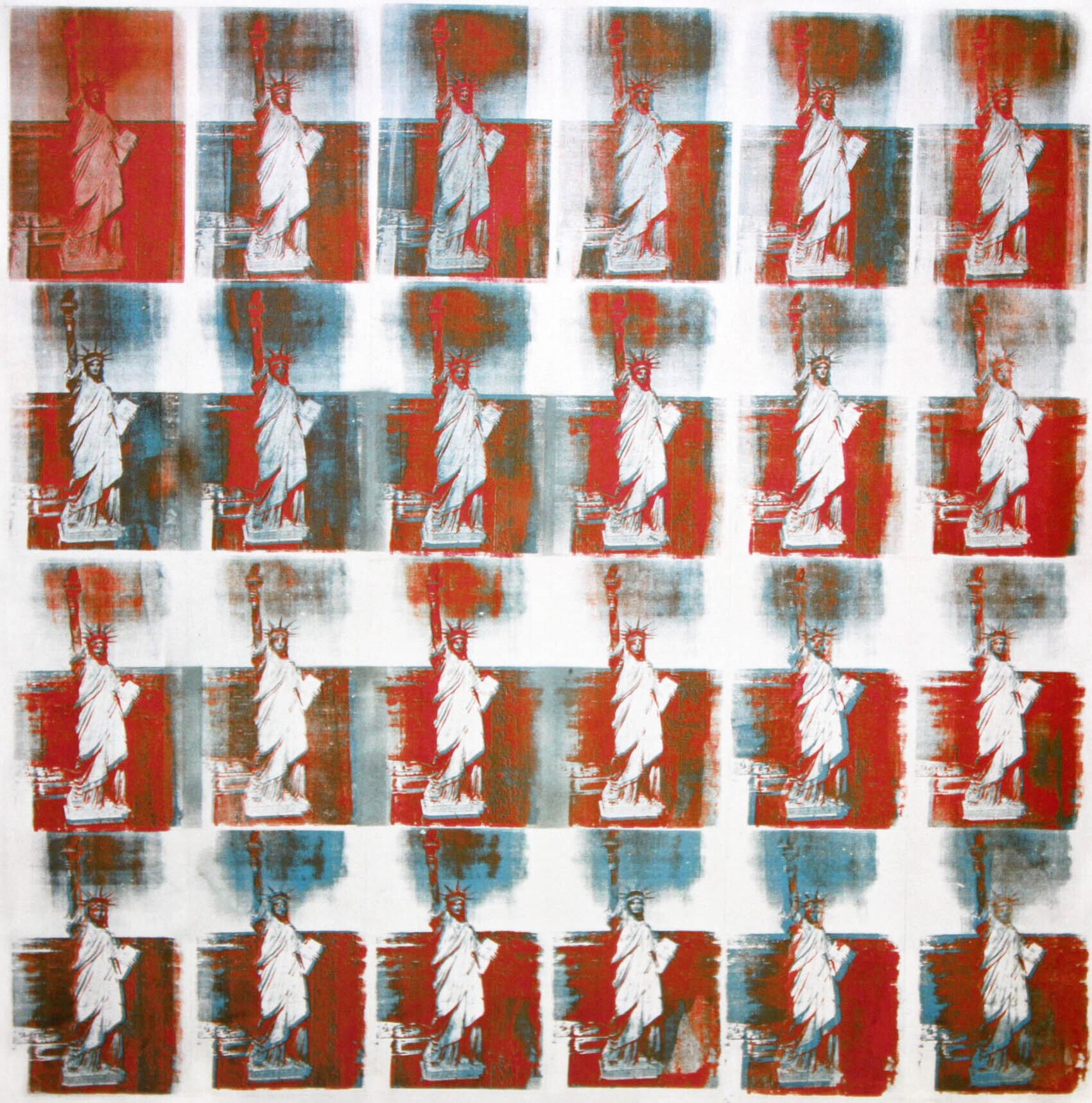 アンディ ウォーホル「自由の女神 Statue of Liberty,1963」展示用