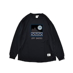 Shoes logo Long-Tshirts:ブラック