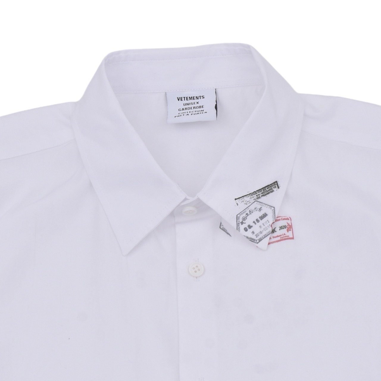 【VETEMENTS】PASSPORT STAMPS SHIRT - 3