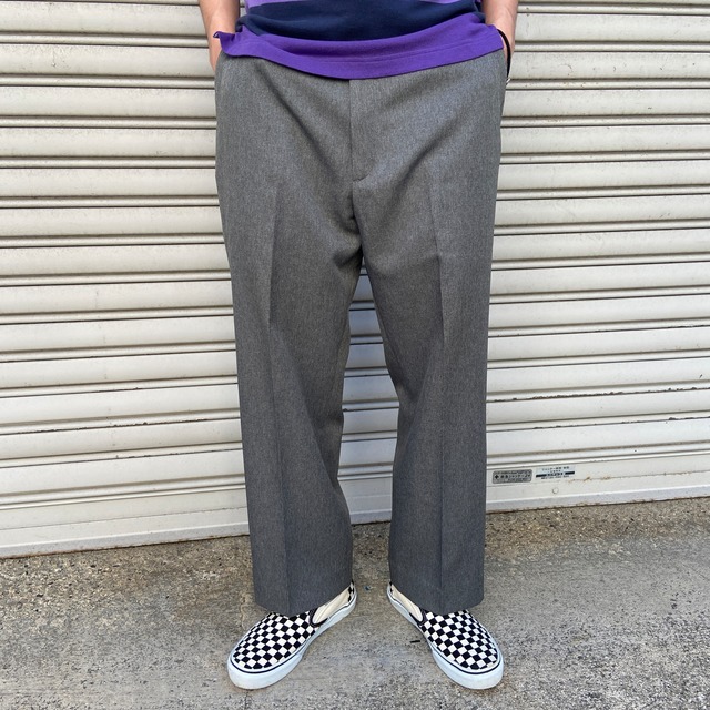 80s Levi'sアクションスラックス　グレー　W36L29