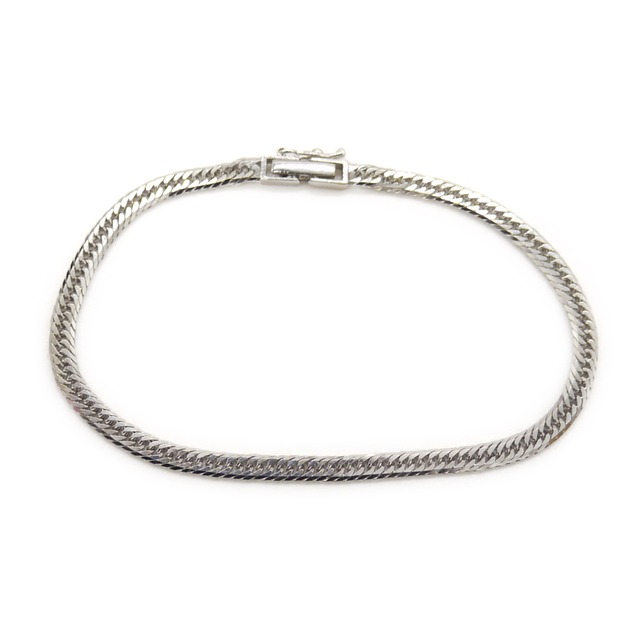 CHANEL シャネル シルバー925 カメリア ロゴリング 指輪 9号 Y02991 
