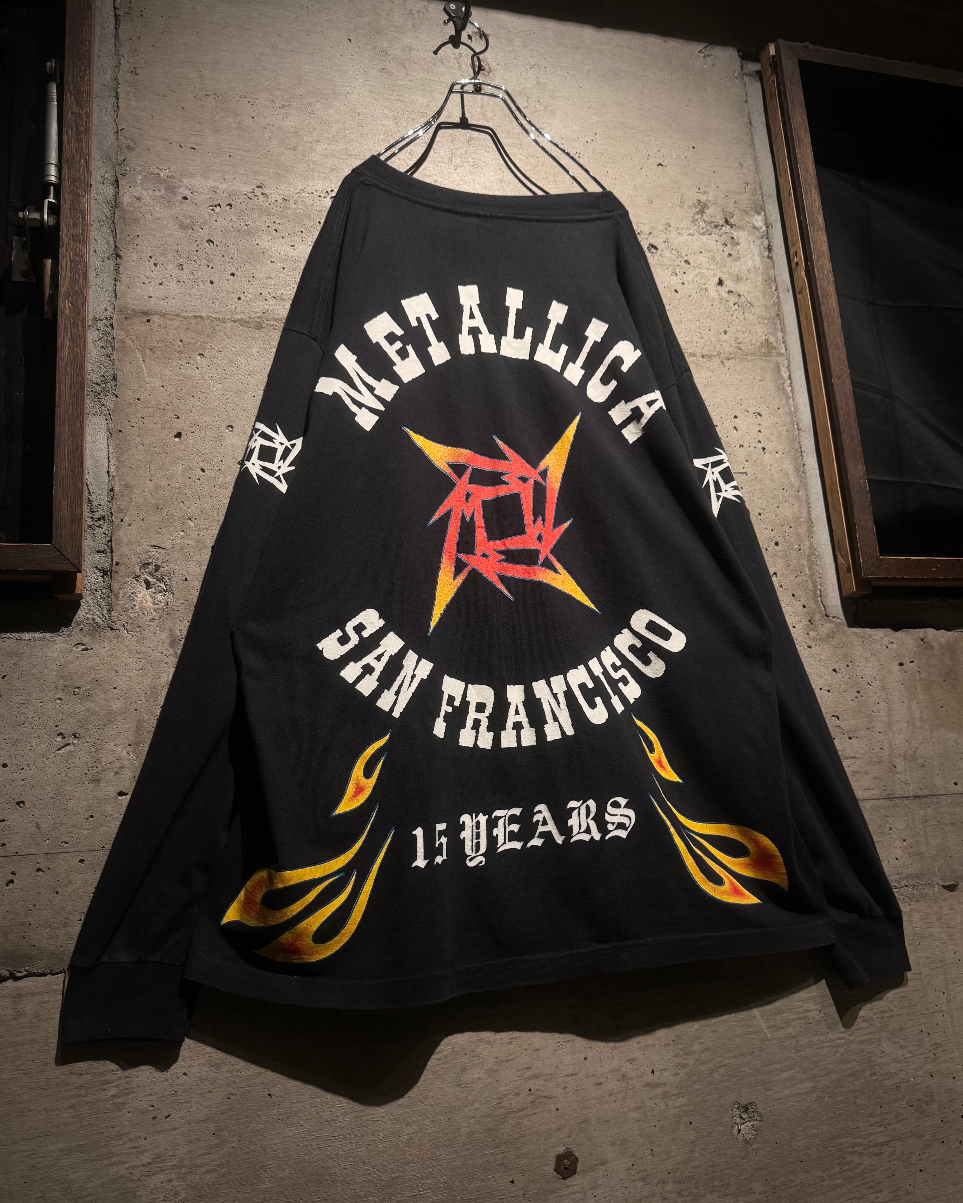 Caka】90's “METALLICA” 15th Anniversary Vintage L/S T-Shirt | Caka