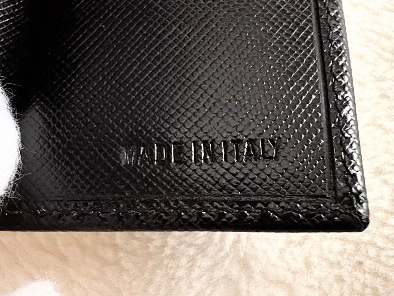 PRADA Saffiano M170A leather wallet BLACK MADE IN ITALY | AFTER DARK