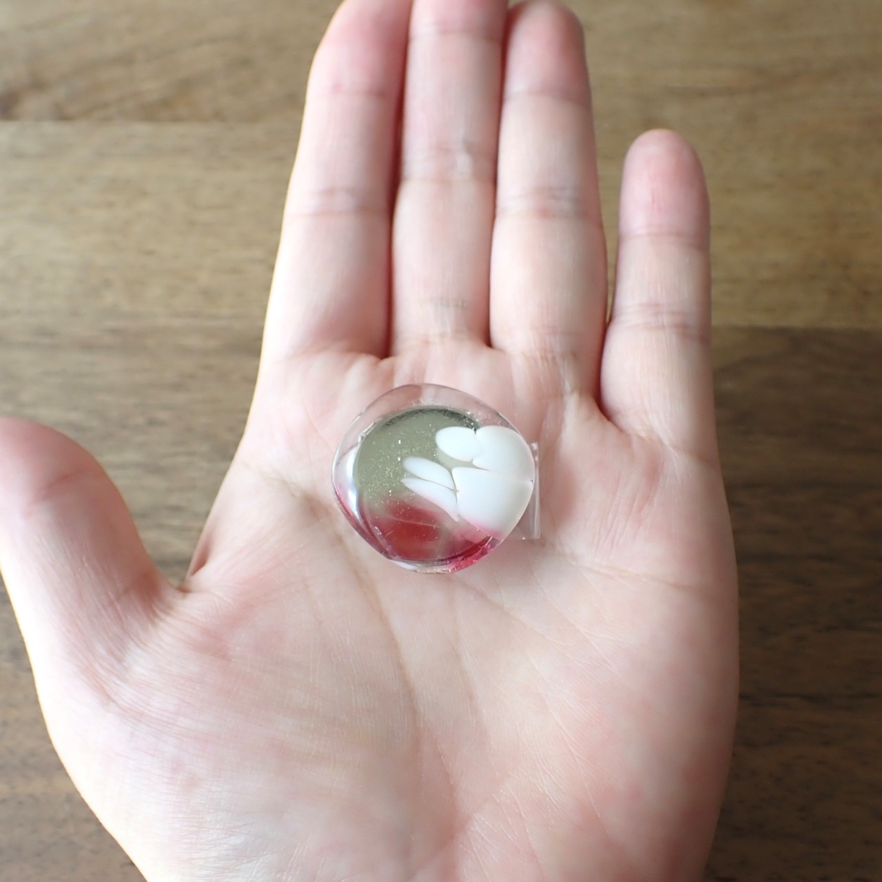 帯留め / 琉球ガラス