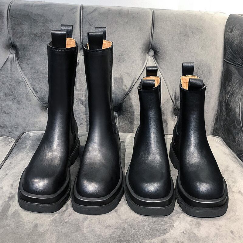 【新作】【送料無料】 スモークチューブブーツウィメンズ2020モーターサイクルブーツウィンターウィメンズブーツ厚底マーティンブーツショートチューブチェルシーブーツ 靴 シューズ 冬物 10b430864719770