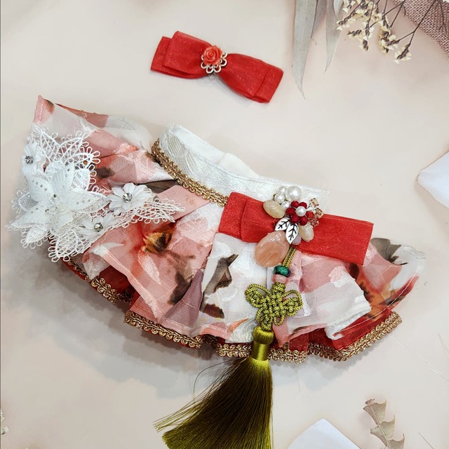 受注制作【Loocia】Honmun Hanbok Cape〔2color〕