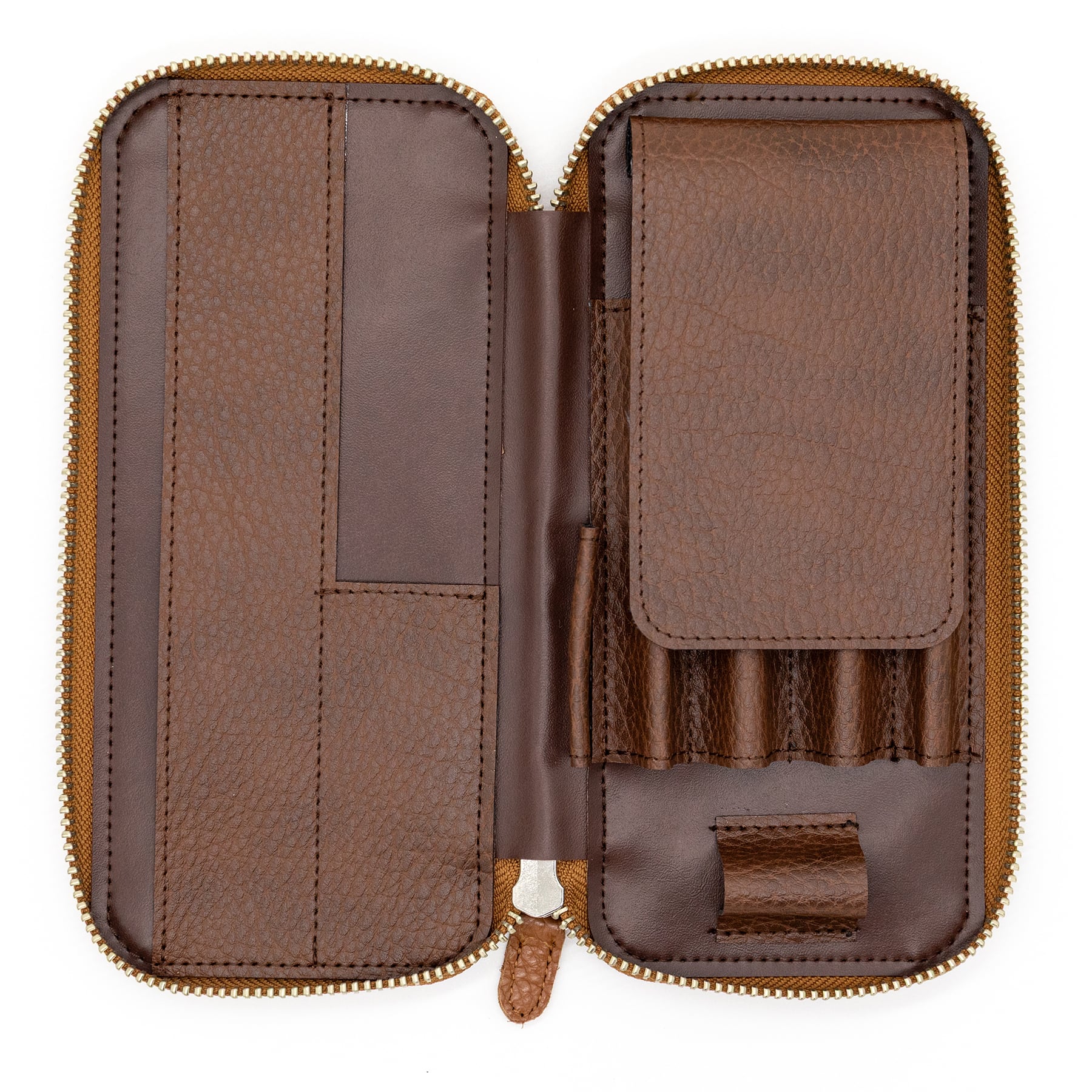 レザーラウンドジップペンケース エッセンシャル ADRIA | Luddite ラダイト