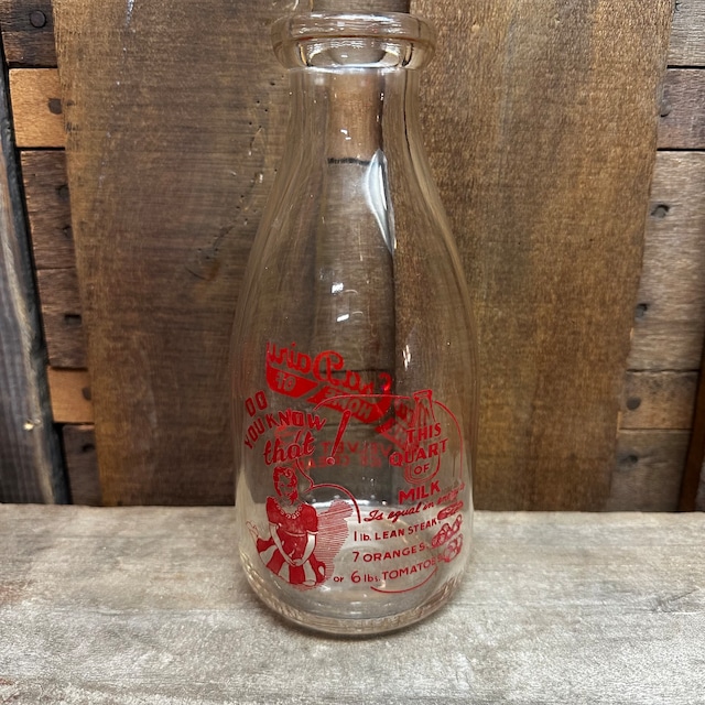 VELVET RICH ICE CREAM ヴィンテージミルクボトル