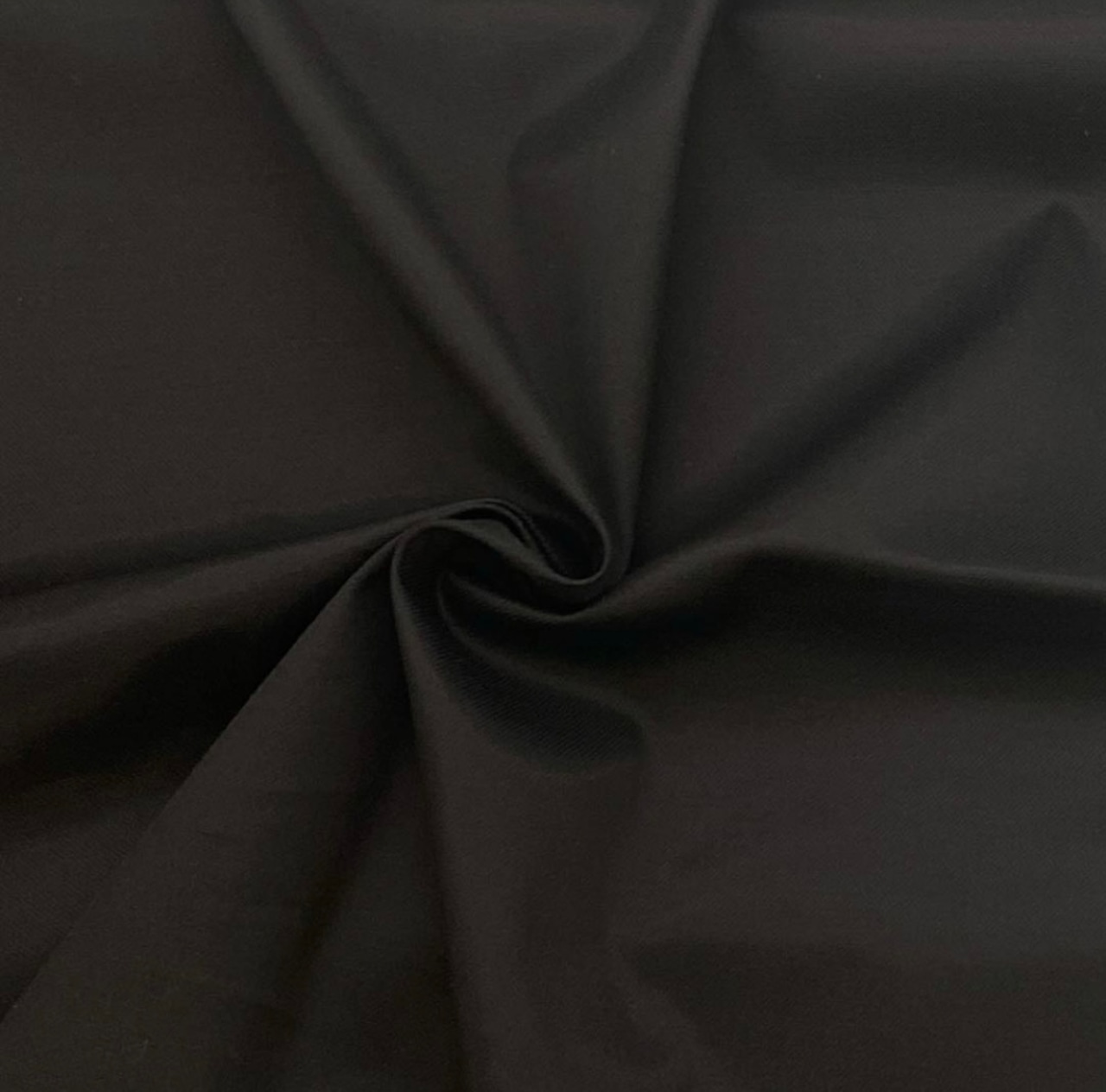 ★NN174◆3m◆ポリエステル100%光沢弱ストレッチ生地◆ブラック