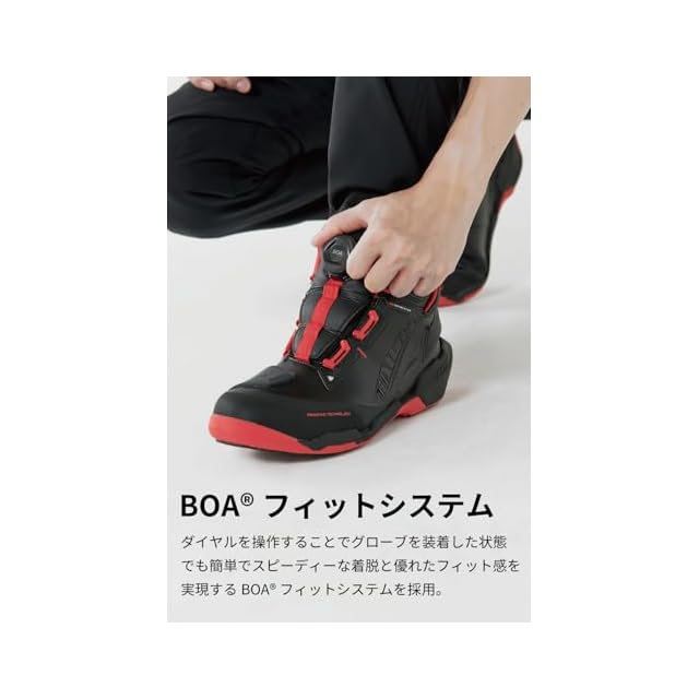 バイク RSタイチ レディース BOA ライディングシューズ 23.5cm (JP)