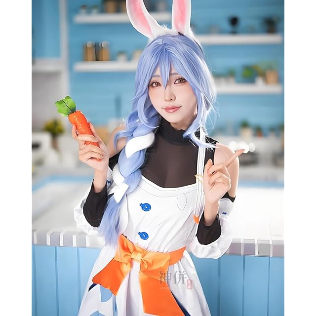 神併良品] ぺこママ コスプレ ウィッグ付き ぺこらマミー VTuber