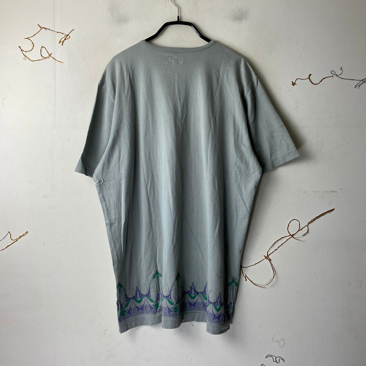 vintage KENZO HOMME tribal print cut and sewn