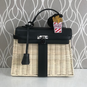 2019 kago kelly bag Black