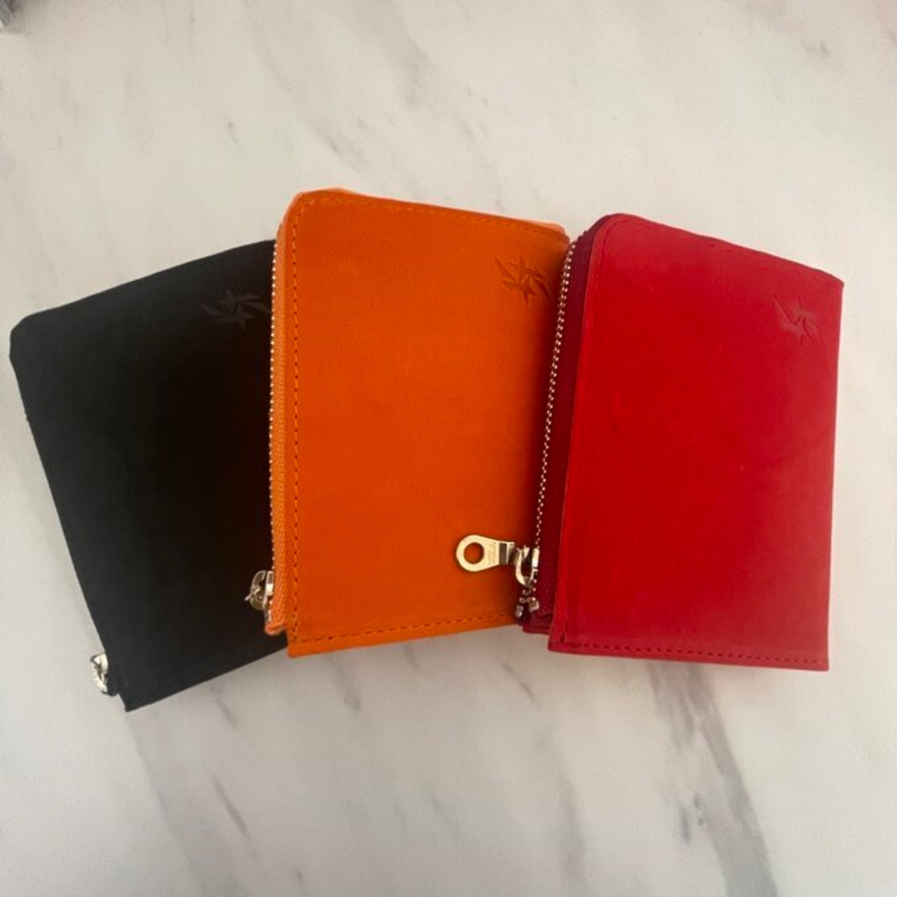 【国産牛革】グローブレザー Ｌ字ファスナー ミニ財布