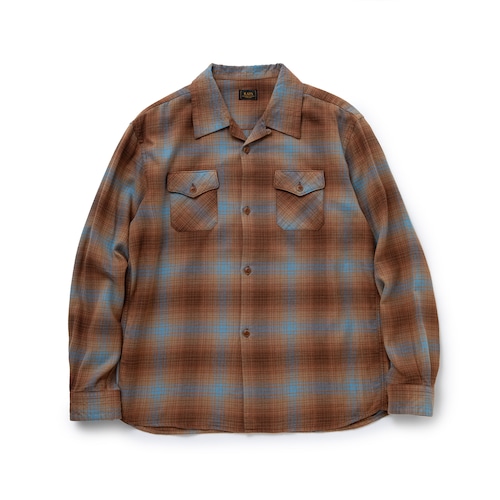 チェックシャツ / RATS(ラッツ) / COTTON RAYON CHECK SHIRT(23'RS-0807)