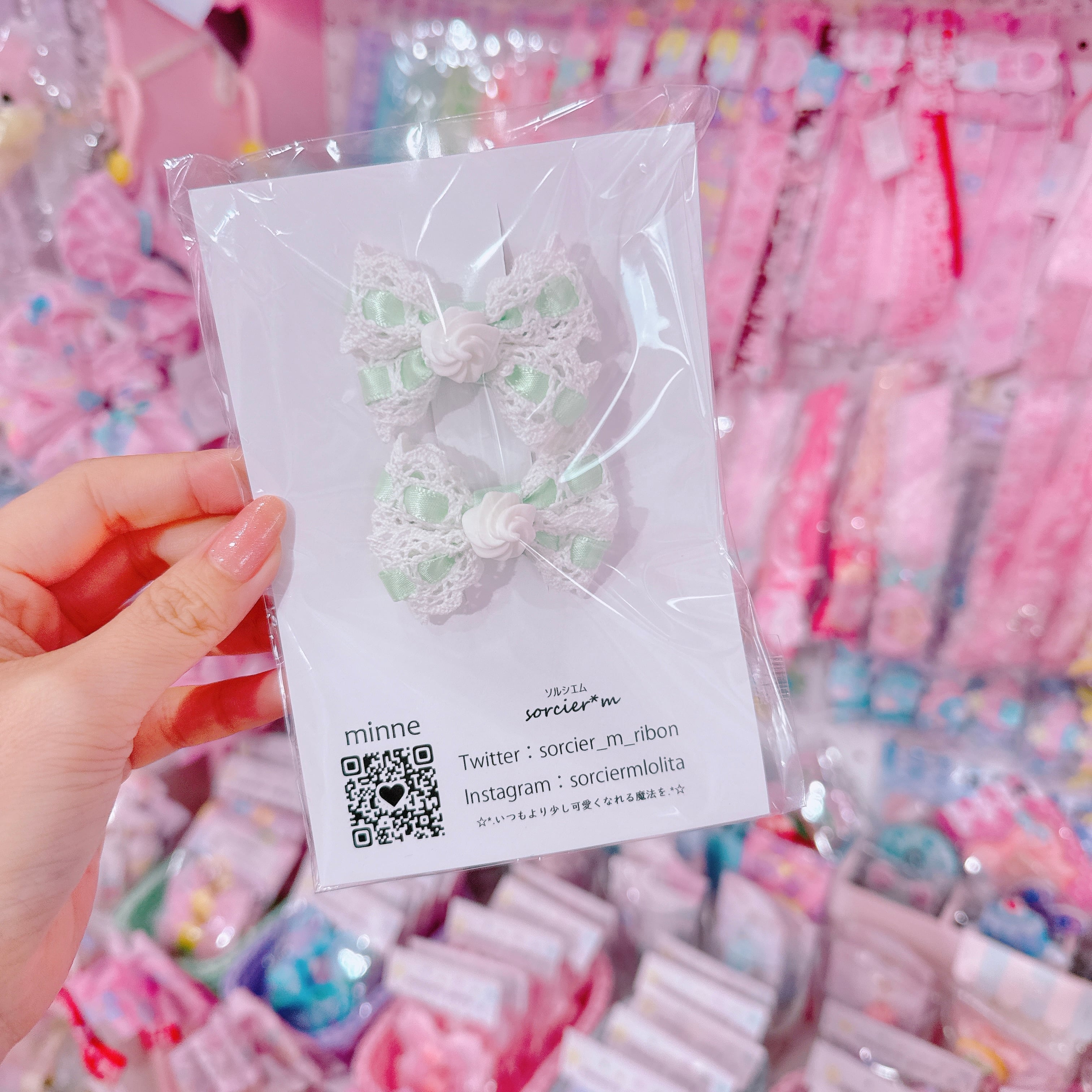 【E10】7-28ツインヘアクリップ