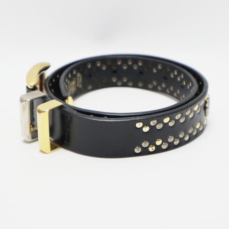 GIANNI VERSACE ジャンニヴェルサーチ メデューサスタッズ レザ