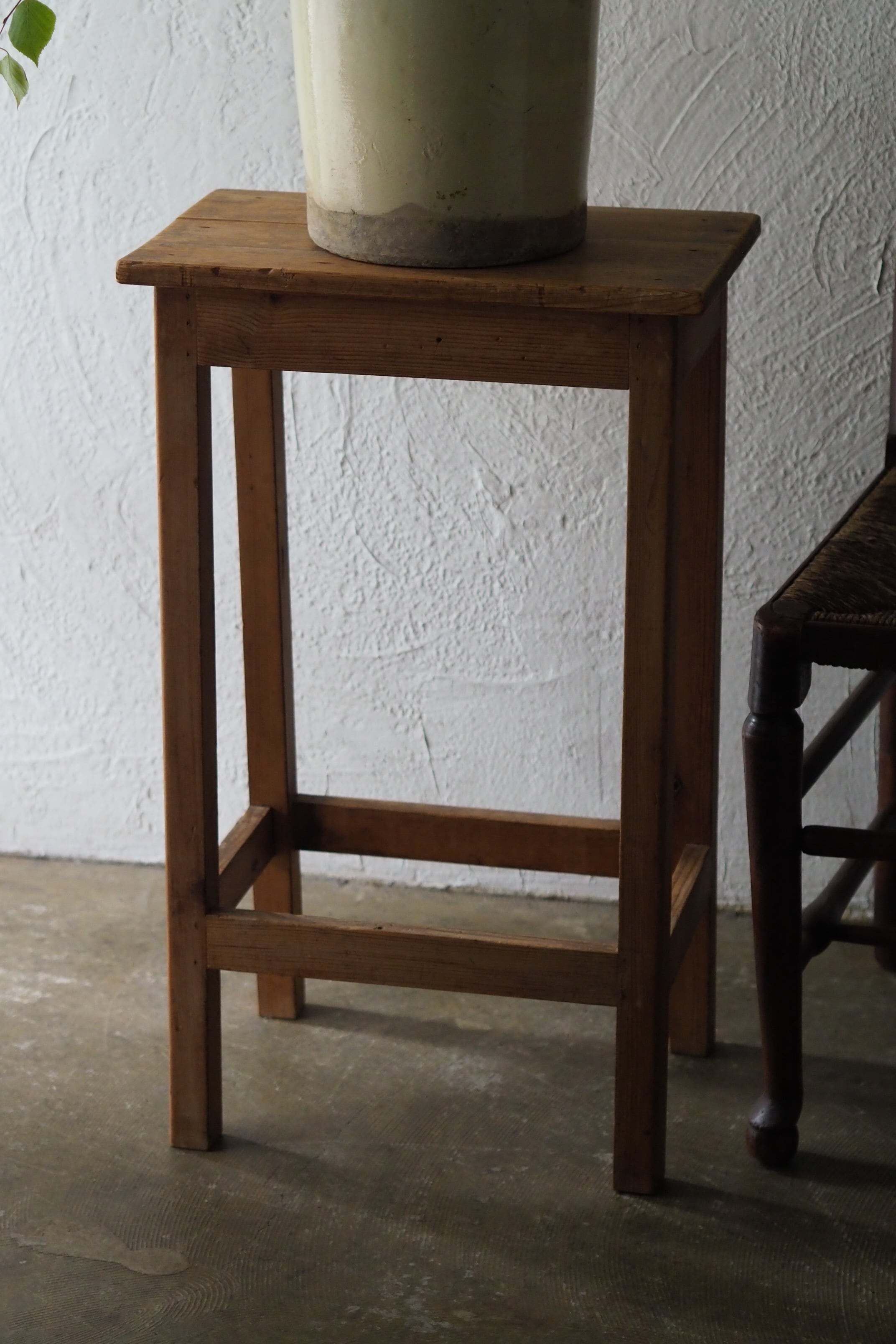 パインの花台-vintage wood plant stand | アンティーク.ヴィンテージ