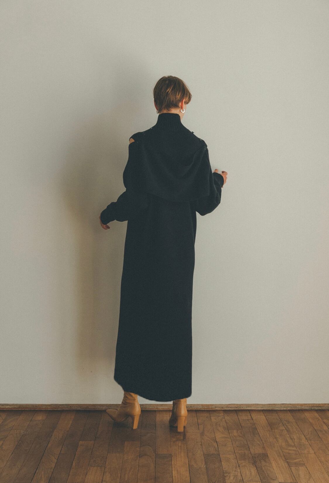 Clane 2way Open Sleeve Knit One Piece Flicka Kobe