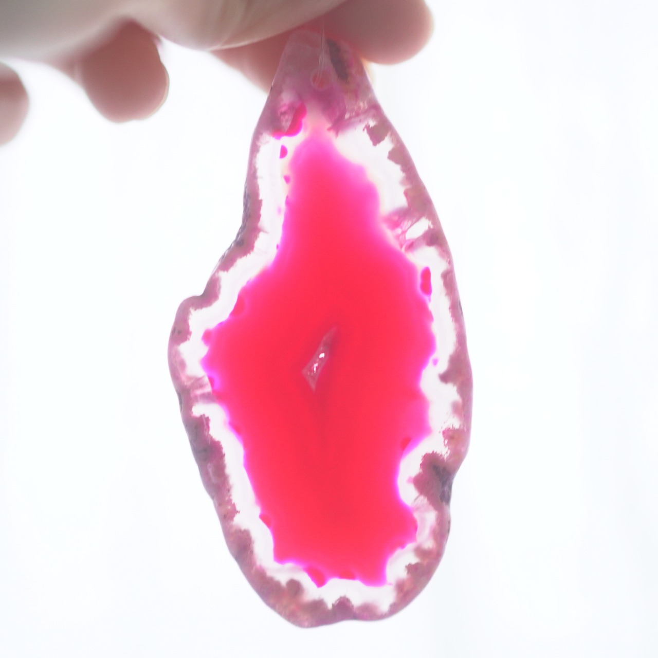 Vivid Rainbow 14 - アゲートヒーリングチャイム / Agate Sun Catcher Wind Chime 534