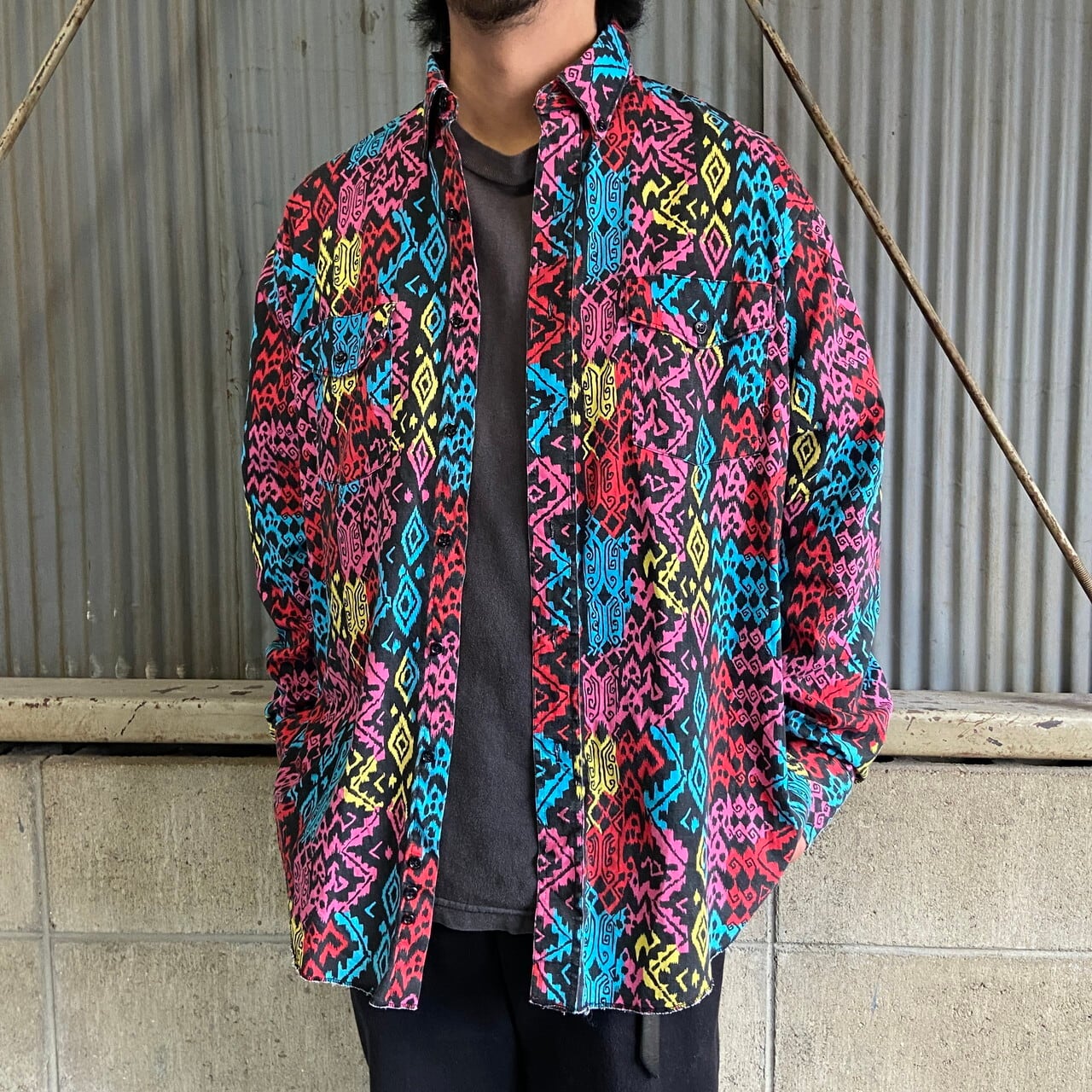 60s Vintage AZTEC   ヴィンテージ アロハシャツ