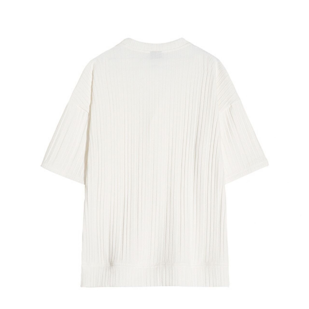 V ネックカーディガン半袖 Tシャツ（別売りでセットアップのパンツあり）　MT0080458